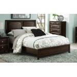Summerlin Upholstered Panel Queen Bed - Espresso
